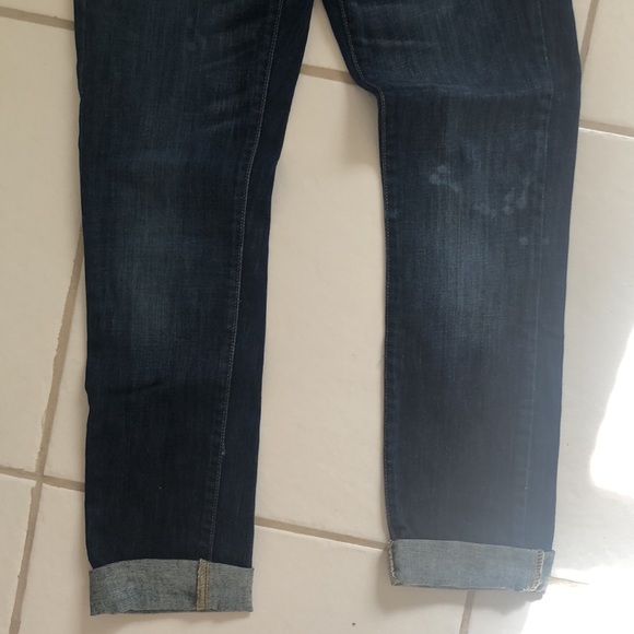 Mossimo Denim Boyfriend Jeans Semi Distressed Size 0R - Picture 6 of 11